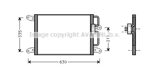 AVA QUALITY COOLING Конденсатор, кондиционер FT5203